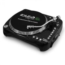 USB SD gramofón Ibiza Free Vinyl s funkciou komprimovania