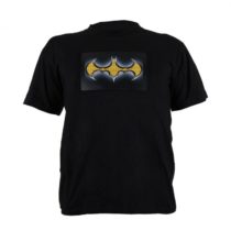 Summary Dvojfarebné LED tričko, design Batman, veľkosť L
