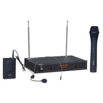 Ibiza VHF2H, bezdrôtový mikrofónový systém, 2 x mic
