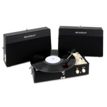 Ricatech RT80, vintage gramofón, čierny, AUX