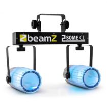 Beamz 2-Some Clear, sada dvoch LED-reflektorov v RGBW s mikrofónom