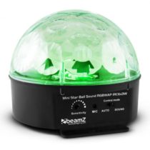 Beamz Starball, 25W, čierny LED svetelný efektovač so 6 x RGBWAP LED, diaľkovým ovládaním