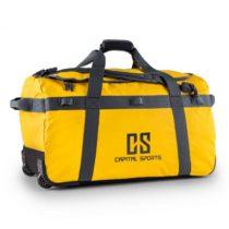 Capital Sports Travel L, cestovná taška, ruksak, 90 l, vozík, nepremokavý, žltý