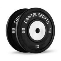 Capital Sports Inval, súťažné bumper kotúče, hliníkové jadro, pár 2 x 10 kg