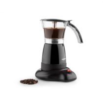 OneConcept Funpresso, čierny, varič na espresso, elektrický, 6 šálok, 300 ml