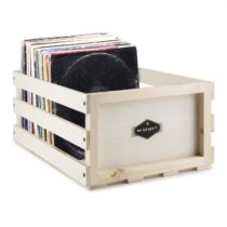 Auna Nostalgie by auna Record Box WD, škatuľa na platne, drevo