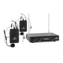 Auna VHF-2-HS 2-kanálová VHF mikrofónová sada 2x headset 50m