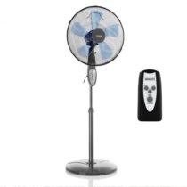 Klarstein Summerjam, stojanový ventilátor, 41 cm, 50 W, 3 stupne rýchlosti, diaľkový ovládač, šedý