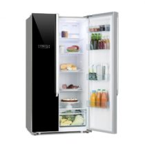 Klarstein Grand Host XL, kombinácia chladničky s mrazničkou, 517 litrov, A++, čierna