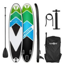Klarfit Spreestar 325, nafukovací paddleboard, SUP set, 325 x 15 x 86, čierno-modrý