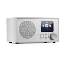 Auna Silver Star Mini, internetové DAB+/FM rádio, WiFi, BT, DAB+/FM, biele
