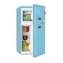 Klarstein Irene, retro chladnička s mrazničkou, 61 l chladnička, 24 l mraznička, modrá