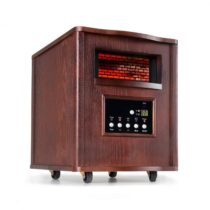 Klarstein Heatbox, infračervený ohrievač, 1500 W, 12-hod. časovač, diaľkový ovládač, tmavý orech