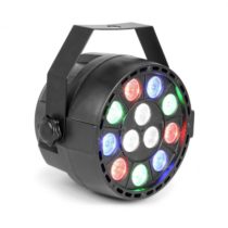Beamz Party, UV Par reflektor, 15 W, 12 x UV LED dióda, DMX režim a samostatná prevádzka, LED disple...
