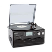 Auna Oakland, retro-stereo systém, FM, funkcia BT, vinyl, CD, kazetový prehrávač, MP3