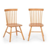 Besoa Fynn, pár drevených stoličiek, bukové drevo, windsor dizajn, drevo