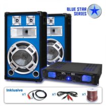 Electronic-Star Reproduktorový set Blue Star Series „Basskick&quot;, 1600 W