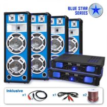 Electronic-Star PA set Blue Star Series „Bassveteran Quadro“, 3200 W