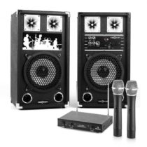 Electronic-Star PA Karaoke Set 2 x PA-reproduktor, 2 x bezdrôtový mikrofón