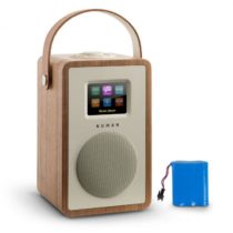 Numan Mini Two Design internetové rádio WiFi DLNA bluetooth FM orech vrátane nabíjacej batérie