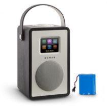 Numan Mini Two Design, internetové rádio, WiFi, DLNA, Bluetooth, FM, čierna vrátane nabíjacej batéri...