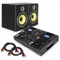 Electronic-Star Electronic Star „Starter Control“, DJ set, controller + 2 reproduktor