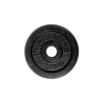 Oceľový kotúč inSPORTline Blacksteel 0,5 kg