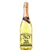 Zlaté šumivé víno 23 karát 0,75 l Narodeniny 30